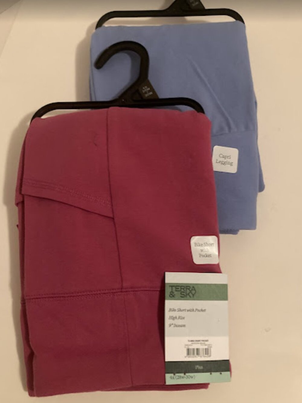 Terra & Sky High Rise Bike Short & Capri Legging Bundle 4X